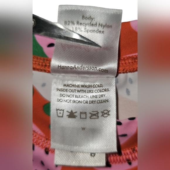 Hanna Andersson Girls Strawberry Rash Guard Shirt Swim Top UV Sz 5 - Picture 12 of 14